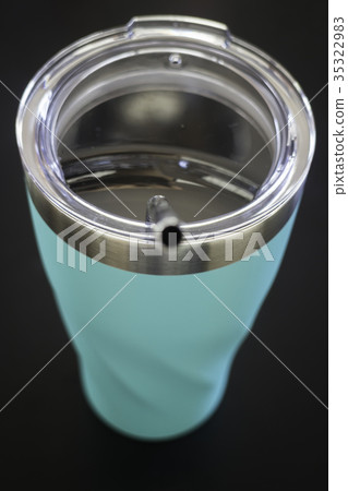 Top view of coffee reuse glass 35322983