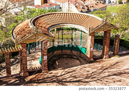 Historic outlook from Spielberg caste, Brno, Czech 35323877