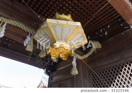 Shrine fishing lanterns, Kyoto, Japan Shrine fishing lanterns, Kyoto, Japan 35325546