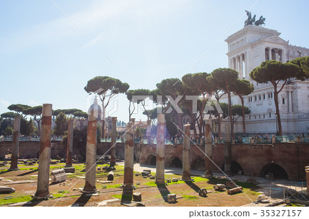 autumn in Rome Colosseum Italy 35327157