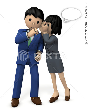 A woman who listens to a secret story A woman who listens to a secret story 35328028
