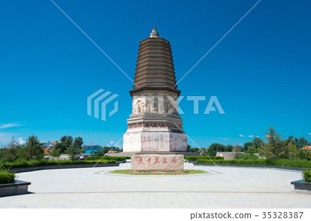 Liao Zhongjing Ruins/Daiming Tower Ningcheng, Chifeng, Inner Mongolia, China 35328387