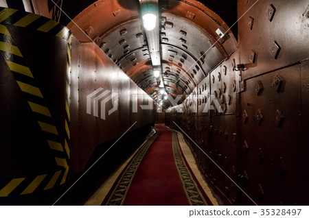 Tunnel at Bunker-42, anti-nuclear underground Tunnel at Bunker-42, anti-nuclear underground 35328497