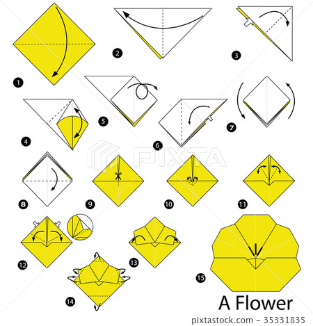 step instructions how to make origami A Flower step instructions how to make origami A Flower 35331835