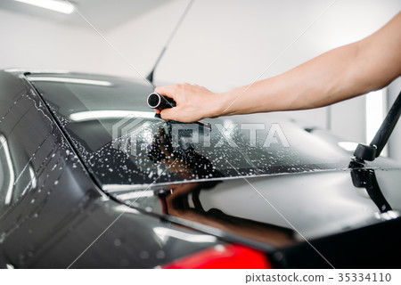 Specialist work, car tinting film installation 35334110