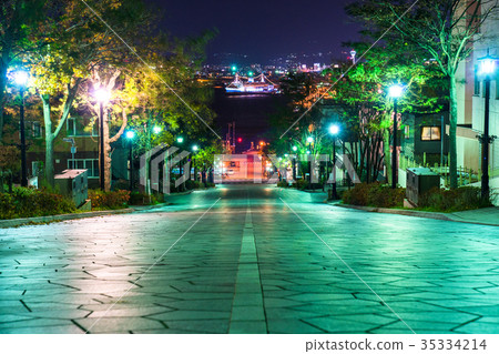 《北海道》函館和八man坂的夜景 35334214