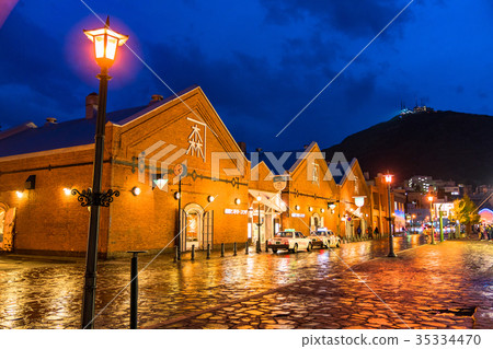 “北海道”函館夜景,紅磚倉庫 “北海道”函館夜景,紅磚倉庫 35334470