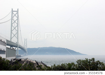 Akashi Kaikyo Ohashi Main Tower 2 P (Hobe Prefecture Kobe City Akashi City Awaji Island) Akashi Kaikyo Ohashi Main Tower 2 P (Hobe Prefecture Kobe City Akashi City Awaji Island) 35334578