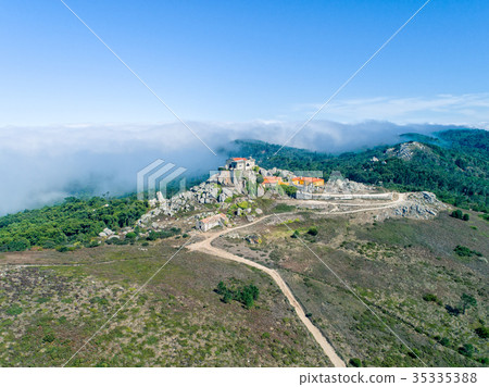 Aerial View High Fog Near Santuario da Peninha Aerial View High Fog Near Santuario da Peninha 35335388