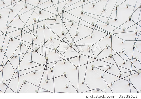 Group of Concrete nails Galvanized dip on paper  35338515