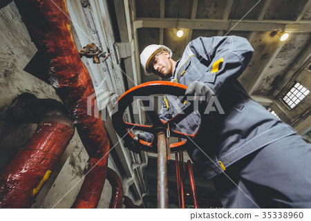 power station worker power station worker 35338960