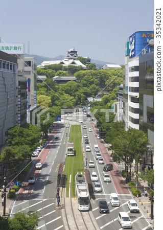 Kumamoto City Tramway 9705A-B ordinance designated city enlightenment train 35342021