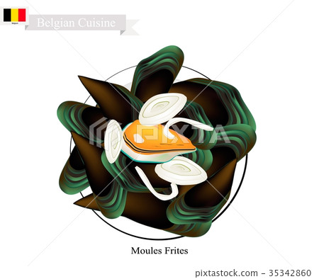 Moules Frites, A National Dish of Belgium Moules Frites, A National Dish of Belgium 35342860