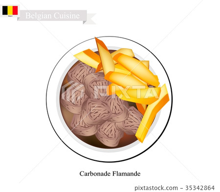 Carbonade Flamande Belgian Stewed Meat with Onion Carbonade Flamande Belgian Stewed Meat with Onion 35342864
