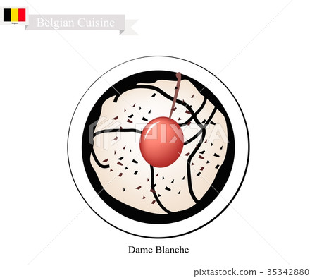 Dame Blanche, A Famous Dessert of Belgium Dame Blanche, A Famous Dessert of Belgium 35342880