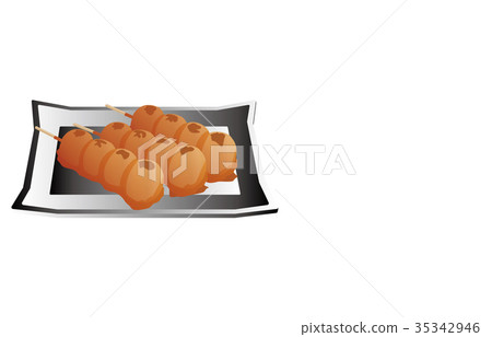 Today's sweets Mitarashi dumpling 35342946