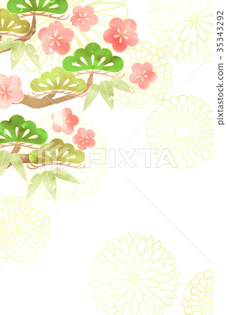 New Year cards Shochiku Mei 35343292