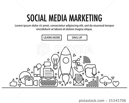 Social Media Marketing template 35345706