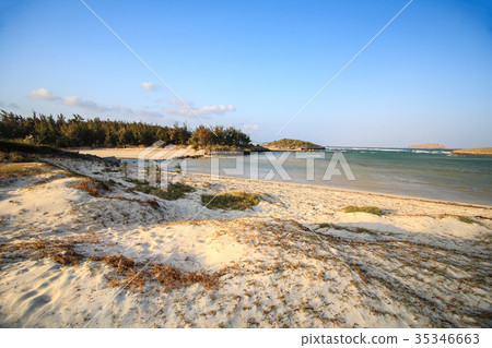 My Hiep beach in sunset, Ninh Thuan, Vietnam My Hiep beach in sunset, Ninh Thuan, Vietnam 35346663