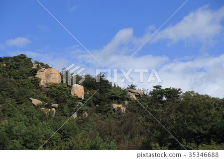 Three summits of Kojima peninsula 35346688