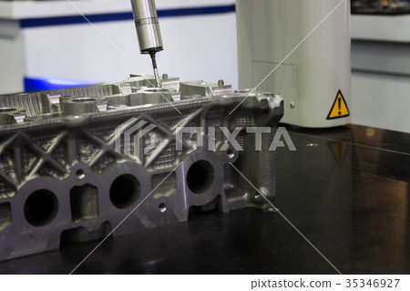 Headcylinder aluminum inspected dimension by CMM 35346927