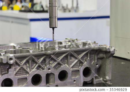 Headcylinder aluminum inspected dimension by CMM 35346929