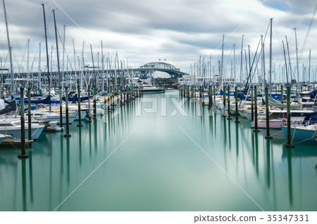 Auckland Harbour Bridge in Auckland, New Zealand 35347331