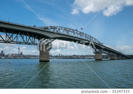 Auckland Harbour Bridge in Auckland, New Zealand Auckland Harbour Bridge in Auckland, New Zealand 35347335