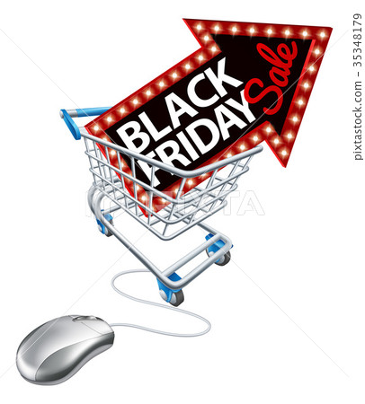 Black Friday Sale Online Shopping Trolley Mouse Black Friday Sale Online Shopping Trolley Mouse 35348179