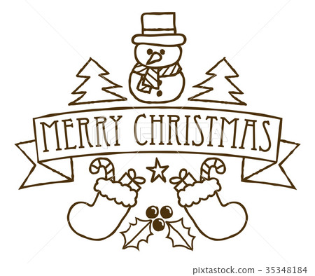 Merry Christmas Greetings Festive Design Merry Christmas Greetings Festive Design 35348184