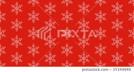 Seamless Background of  snowflakes  35349949