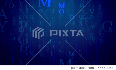 Artistic holographic letter illustration Artistic holographic letter illustration 35350068