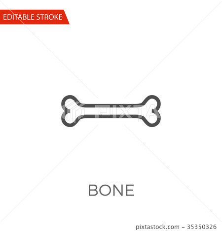 Bone Vector Icon - Stock Illustration [35350326] - PIXTA