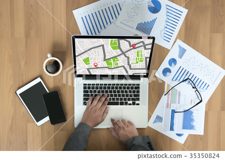 GPS Map to Route Destination network GPS Map to Route Destination network 35350824