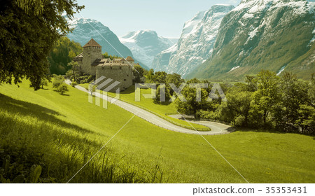 Royal castle in Vaduz, Liechtenstein 35353431