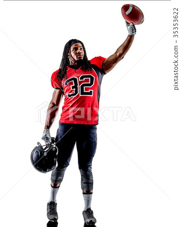 american football player man isolated american football player man isolated 35353622