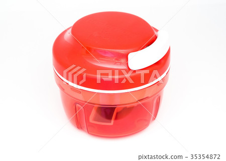 Modern plastic kitchen shredder isolated 35354872
