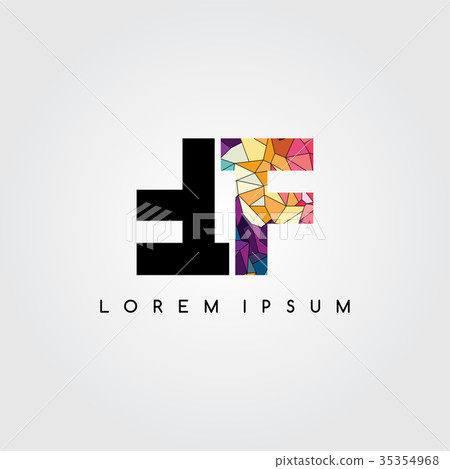 letter initial logotype logo abstract colorful letter initial logotype logo abstract colorful 35354968
