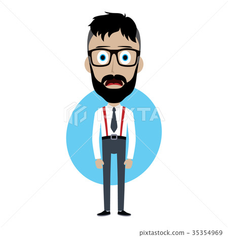 businessman office guy funny cartoon character businessman office guy funny cartoon character 35354969