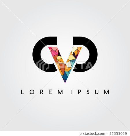 letter initial logotype logo abstract colorful letter initial logotype logo abstract colorful 35355039