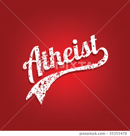 atheism theme - against religious 35355478