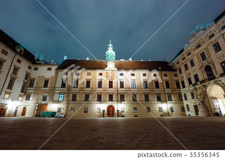 Night view of Monument to Emperor Franz I Night view of Monument to Emperor Franz I 35356345