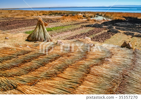 Hay stack at harvest Hay stack at harvest 35357270