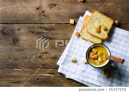 Cup of squash creamy vegetable vegetarian pumpkin 35357579