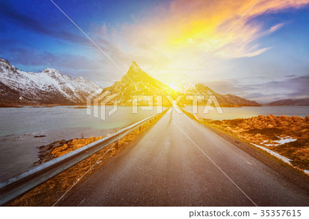 Road in Norway 35357615