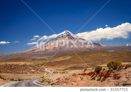 Majestic Nevado Sajama volcano Majestic Nevado Sajama volcano 35357725