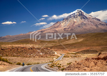 Majestic Nevado Sajama volcano 35357737