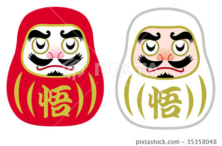 Daruma Daruma being trained 35358048