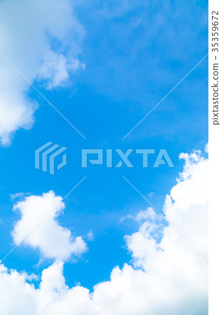 積雨雲晚夏天空秋天天空覆蓋拷貝空間寬拷貝空間普通天空標記 35359672