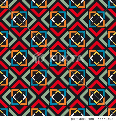 Ornament pattern vector tile 35360308